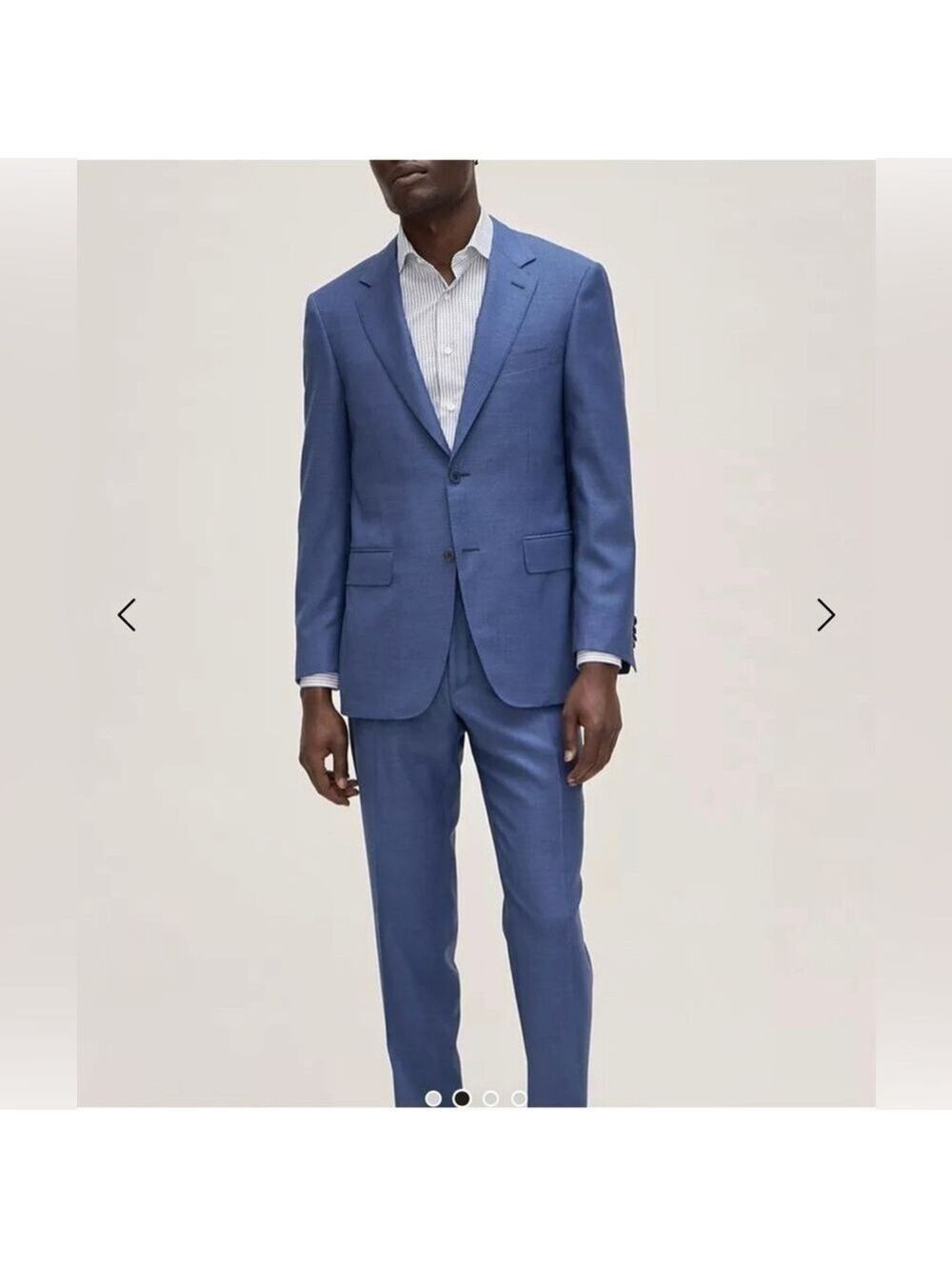 CANALI 13290/37 Impeccabile Two Button 2pc Suit 100% Wool, Blue, EU-54R - NWT